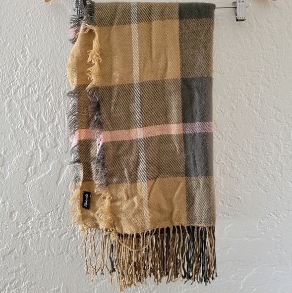 Madewell Fringe Scarf 40x70 - Picture 1 of 3